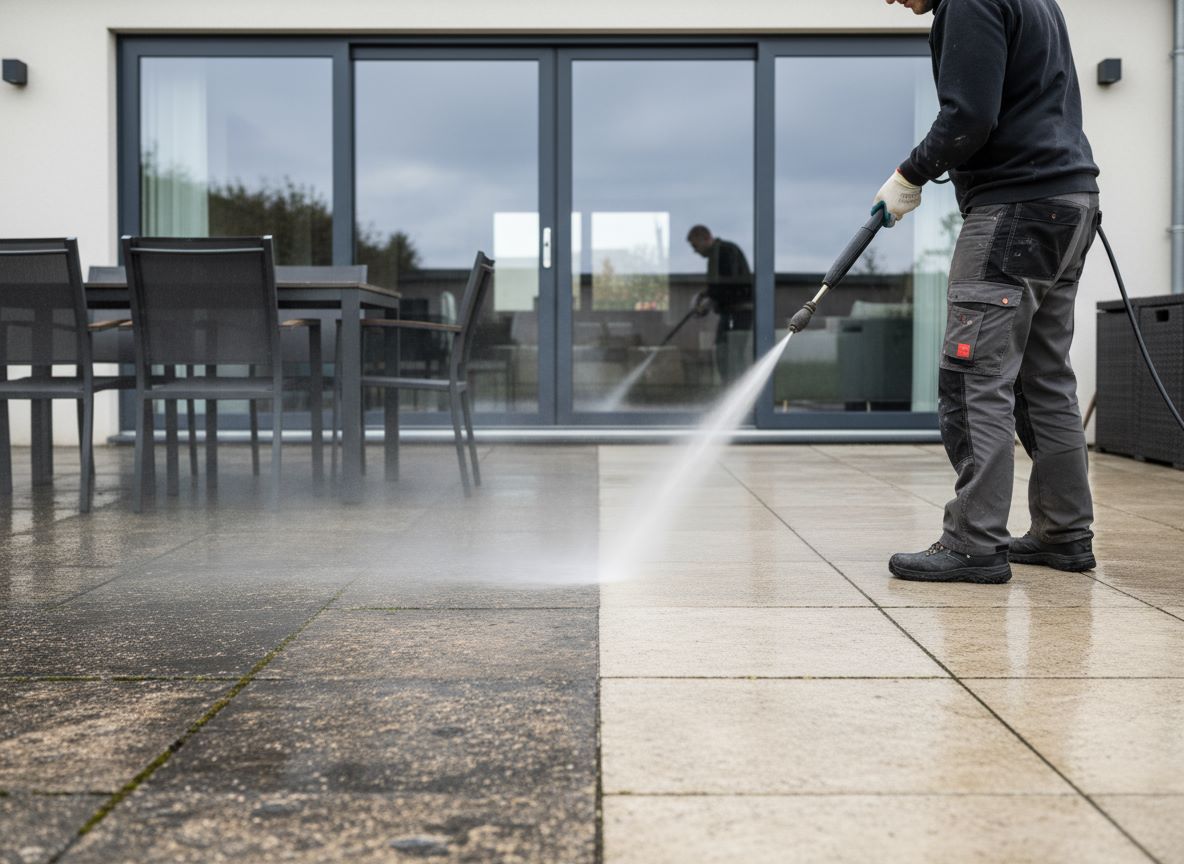 Terrassenreinigung